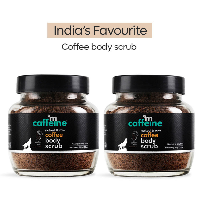 Buy Coffee Body Scrub With Coconut Extract Online In India – mCaffeine