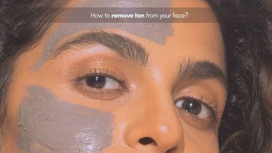 remove tan from your face