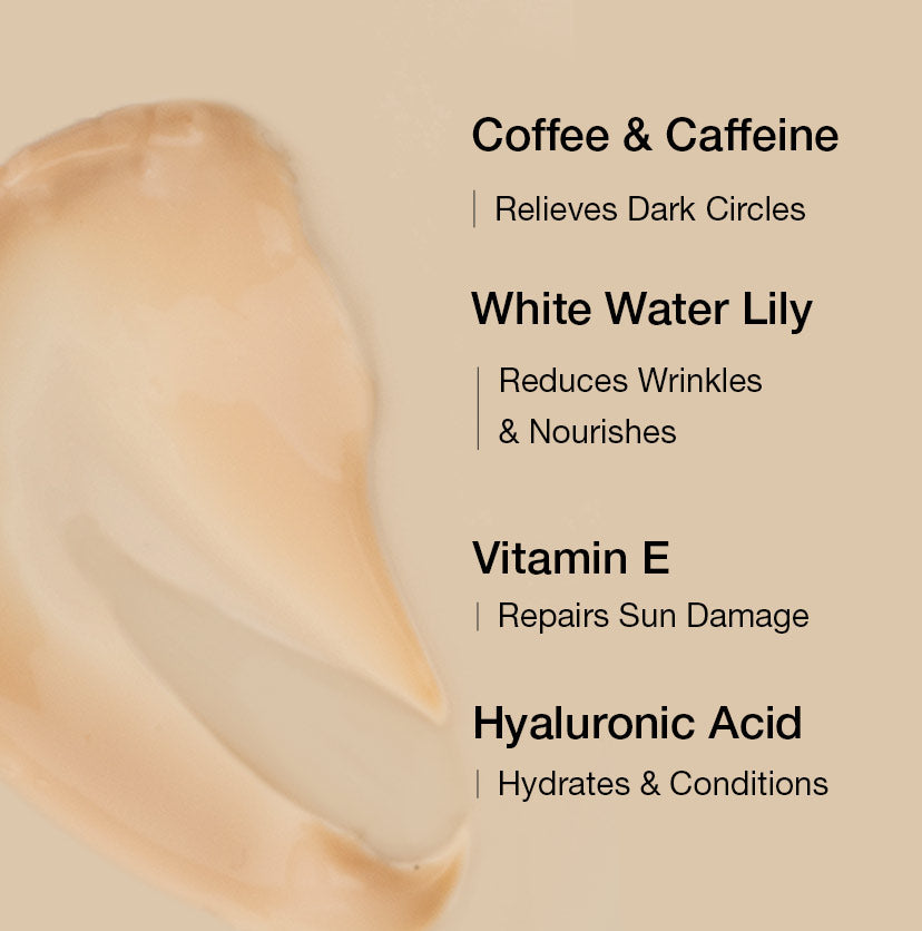 Coffee Under eye Cream for Dark Circles - 15ml