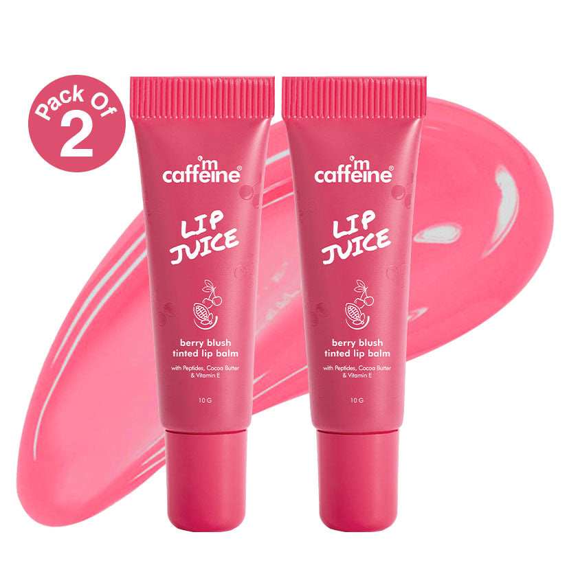 Lip Juice Tinted Lip Balm - Berry Blush - Pack of 2 -10g