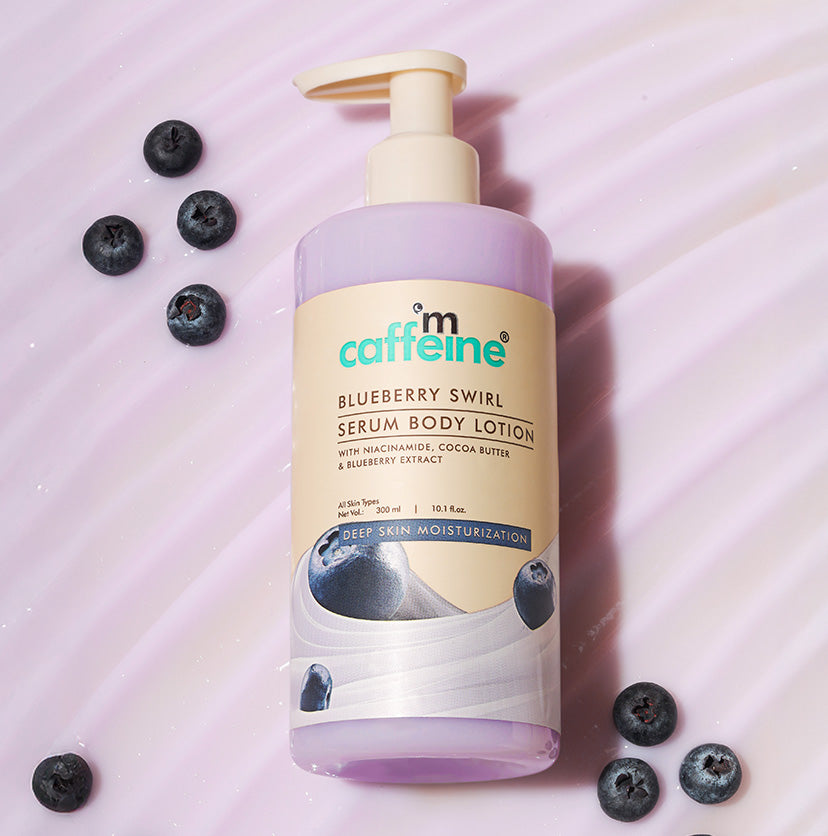 Blueberry Swirl Serum In Body Lotion with Niacinamide & Cocoa Butter| 72Hrs Deep Moisturization