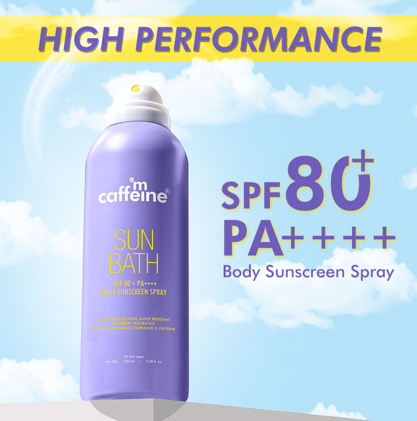 Sun Bath SPF Body Sunscreen 80+ PA ++++ Spray - 100ml