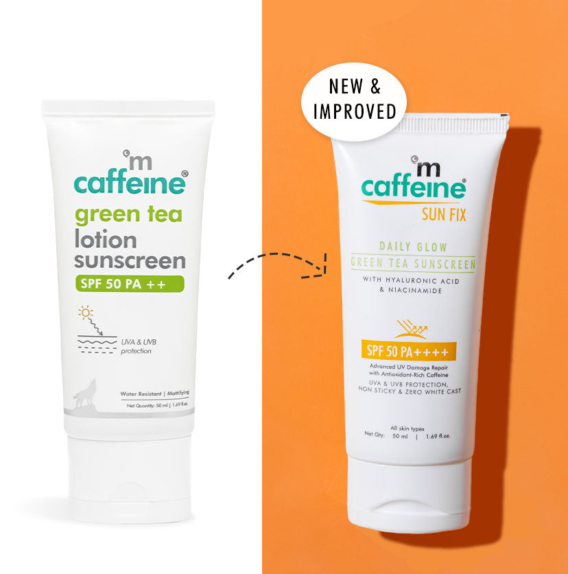 Daily Glow Green Tea Sunscreen SPF 50 PA++++ with Niacinamide - 50 ml