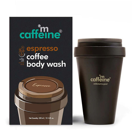 Espresso Coffee Body Wash + Scrub with Natural AHA - 300ml