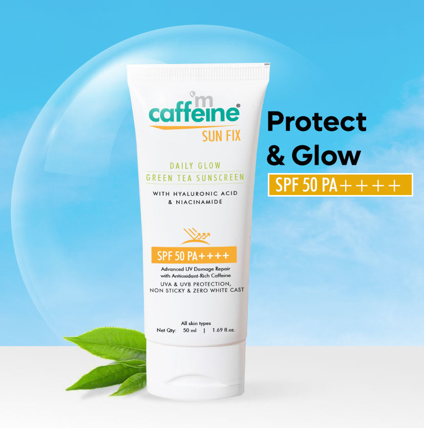 Daily Glow Green Tea Sunscreen SPF 50 PA++++ with Niacinamide - 50 ml