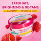 Brightening Raspberry Body Scrub with AHAs, Niacinamide | Vit C Rich  - 175g