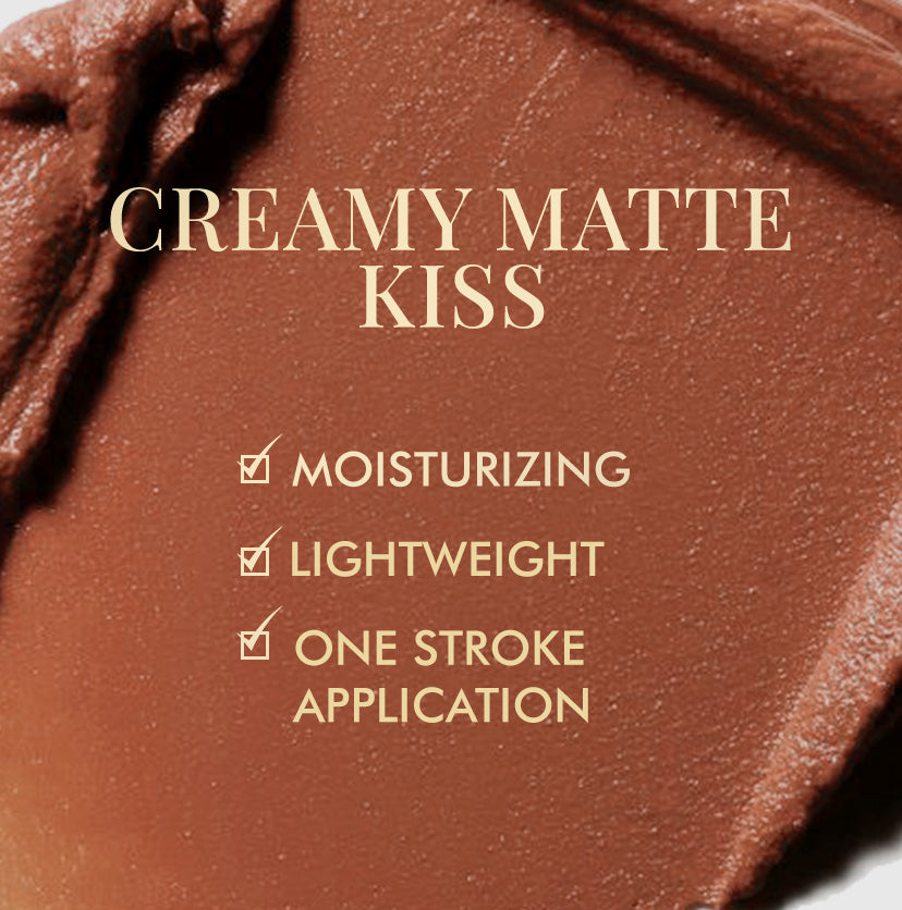 Creamy Matte Kiss Bullet Lipstick - Choco Melt