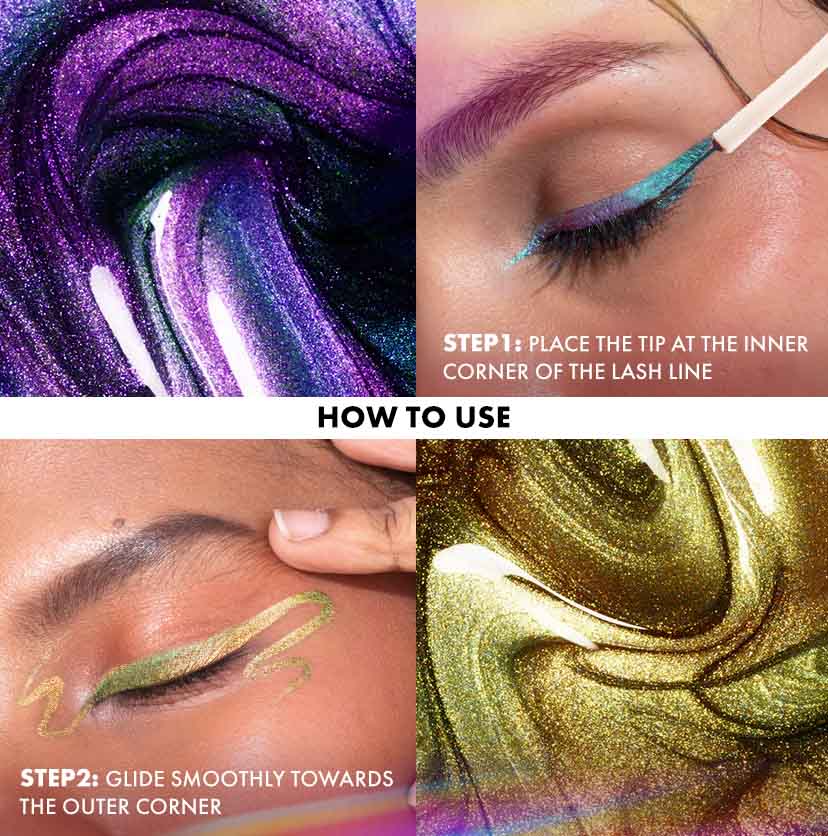 Cosmic Craze Holographic Eyeliner - Prism Shift