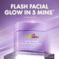 Super Glow Flash Facial 25% AHA+BHA+PHA Face Mask - 50gm