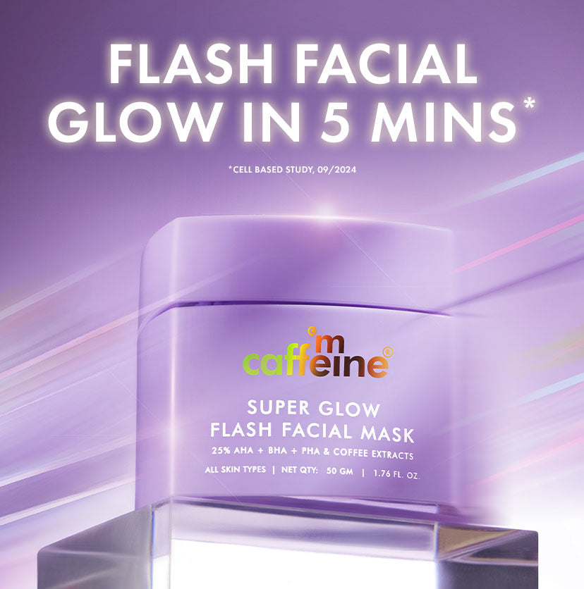 Super Glow Flash Facial 25% AHA+BHA+PHA Face Mask - 50gm