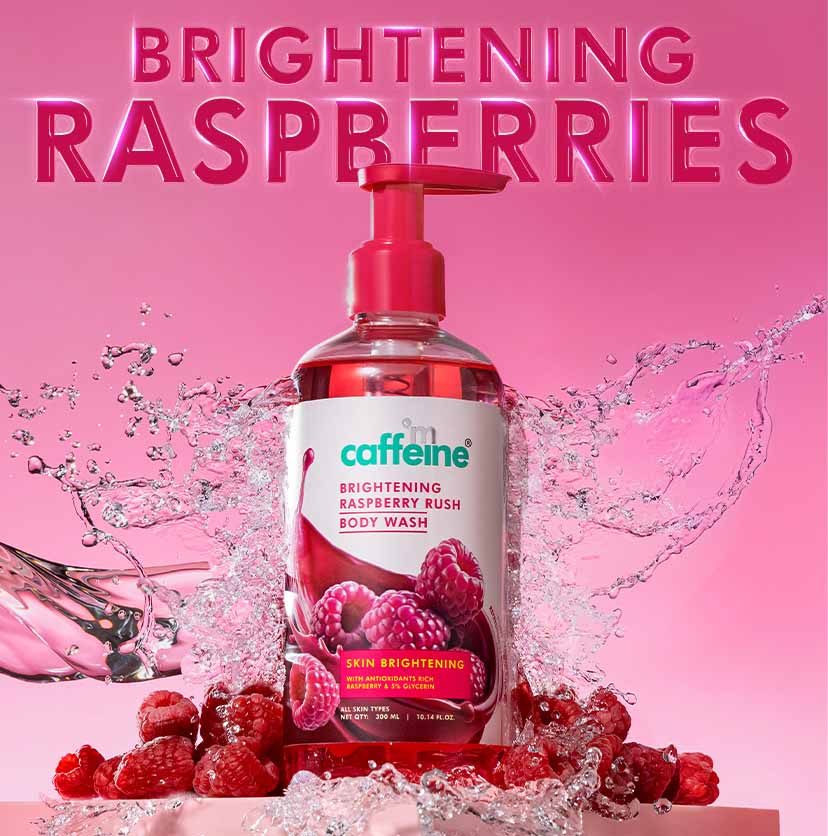 Brightening Raspberry Body Wash | Vitamin C Rich -300 ml