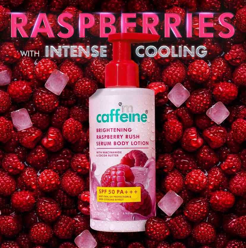 Brightening Raspberry SPF 50 PA+++ Body Sunscreen Lotion - 200 ml