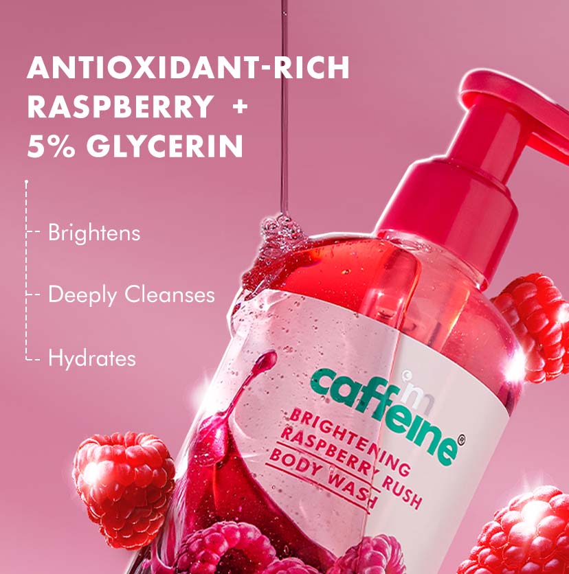 Brightening Raspberry Body Wash | Vitamin C Rich -300 ml