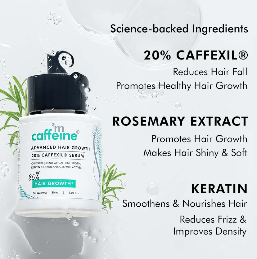 Advanced Hair Growth 20% Caffexil® Hair Serum with Rosemary-30 ML