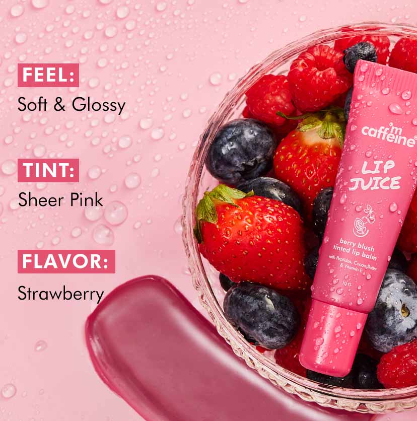 Lip Juice Tinted Lip Balm - Berry Blush - 10g