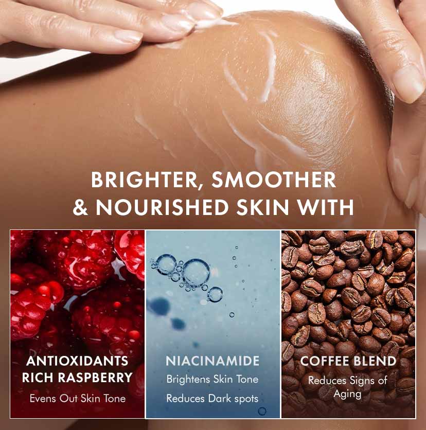 Brightening Raspberry SPF 50 PA+++ Body Sunscreen Lotion - 200 ml