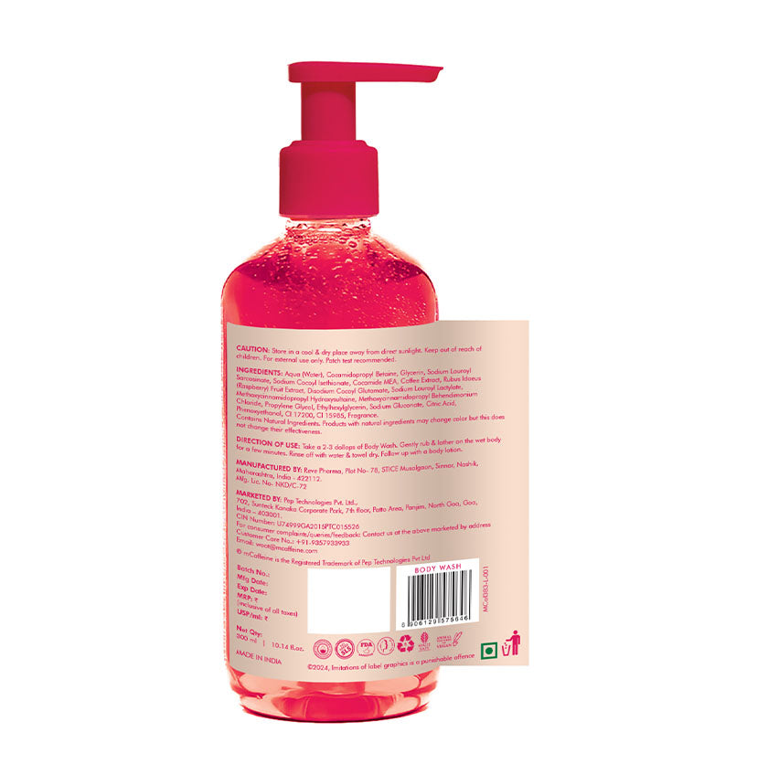 Brightening Raspberry Body Wash | Vitamin C Rich -300 ml