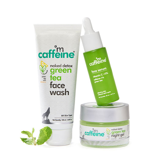 Green Tea Face Glow Night Routine